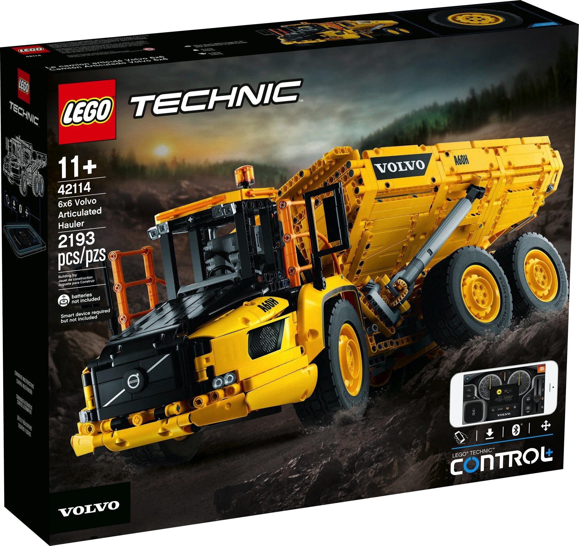 LEGO Technic Knickgelenkter Volvo-Dumper (6x6) (42114) - im GOLDSTIEN.SHOP verfügbar mit Gratisversand ab Schweizer Lager! (5702016617528)