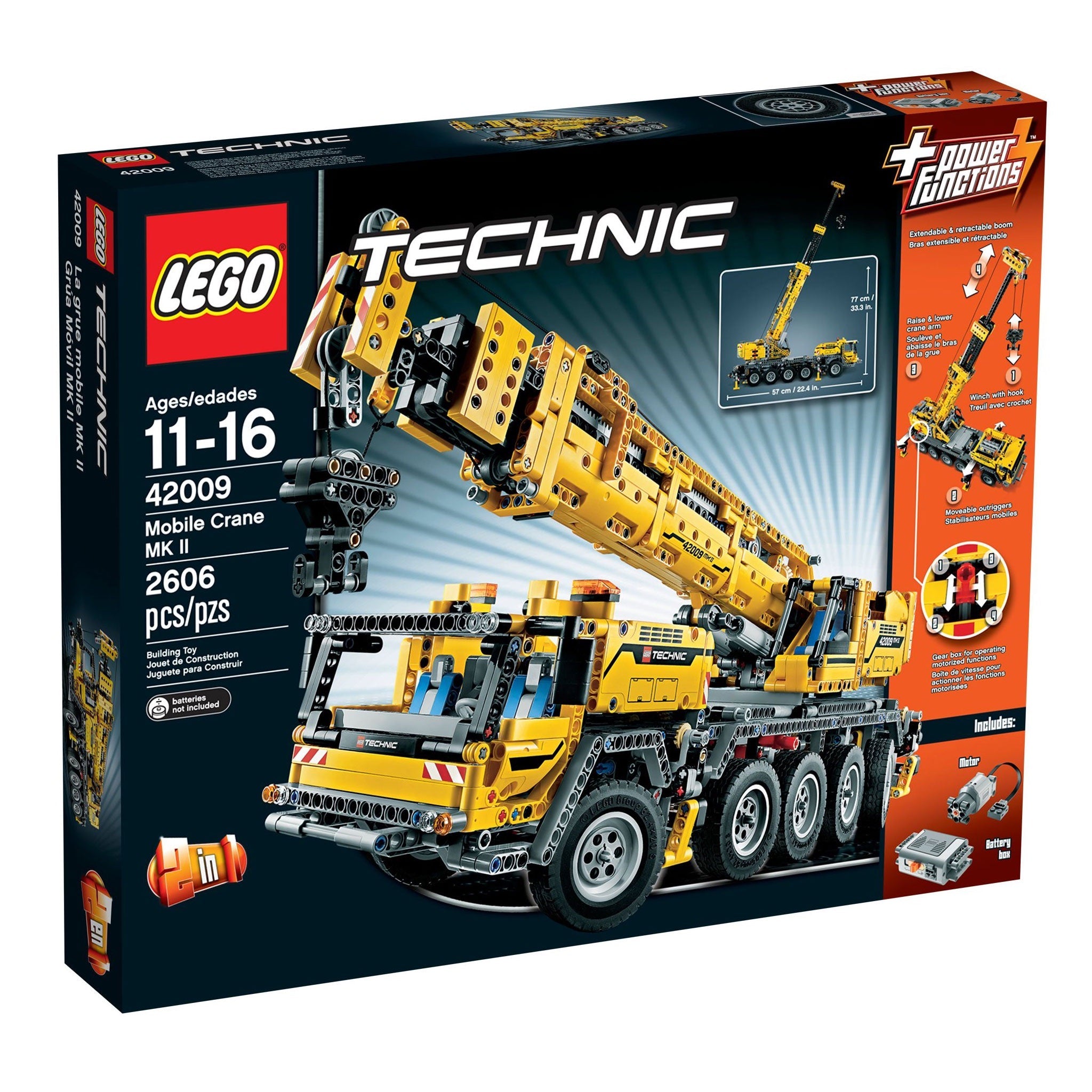 LEGO Technic Mobiler Schwerlastkran (42009) - im GOLDSTIEN.SHOP verfügbar mit Gratisversand ab Schweizer Lager! (5702014975606)