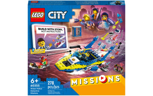LEGO® City Detektivmissionen der Wasserpolizei 60355 - im GOLDSTIEN.SHOP verfügbar mit Gratisversand ab Schweizer Lager! (5702017189765)