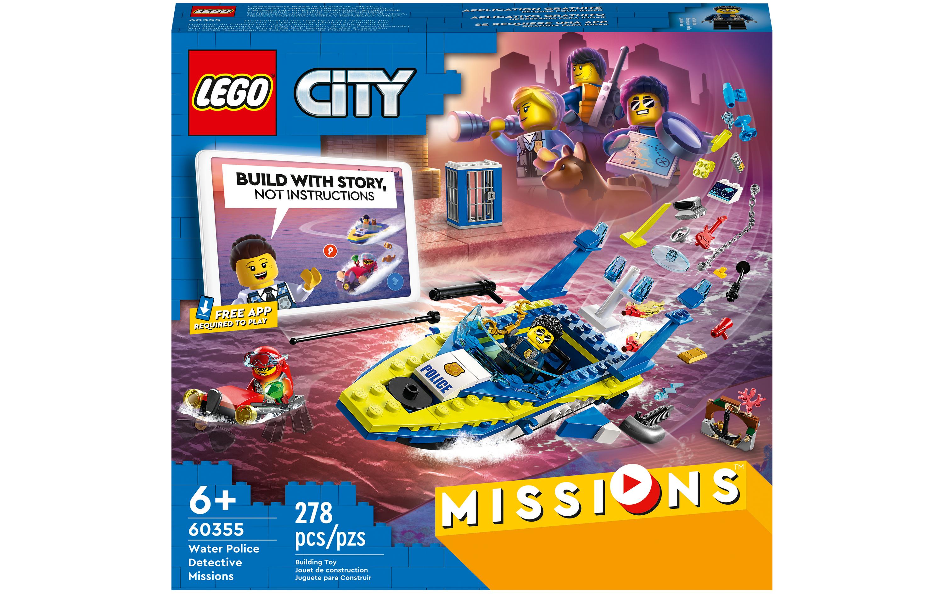LEGO® City Detektivmissionen der Wasserpolizei 60355 - im GOLDSTIEN.SHOP verfügbar mit Gratisversand ab Schweizer Lager! (5702017189765)