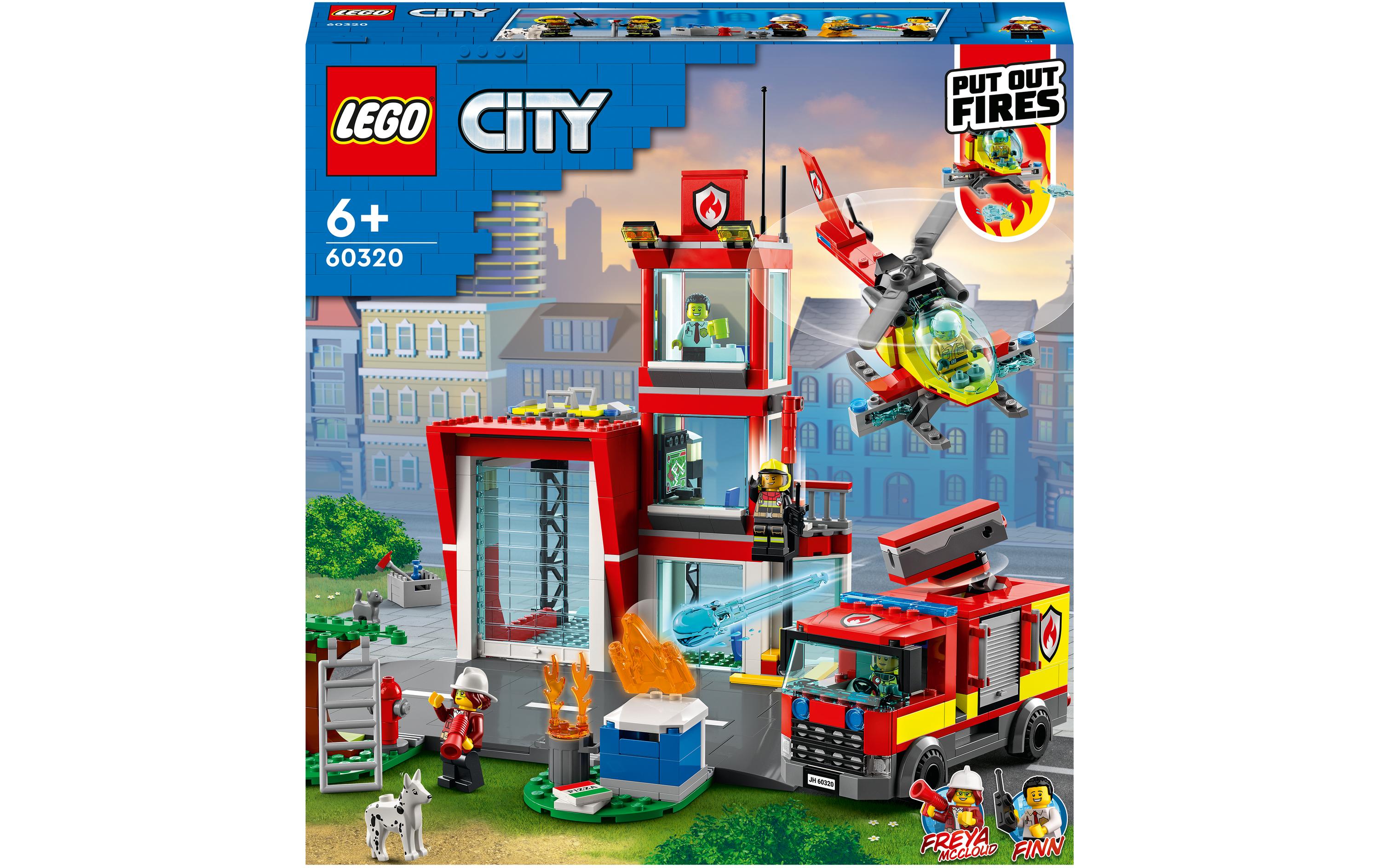 LEGO® City Feuerwache 60320 - im GOLDSTIEN.SHOP verfügbar mit Gratisversand ab Schweizer Lager! (5702017161518)
