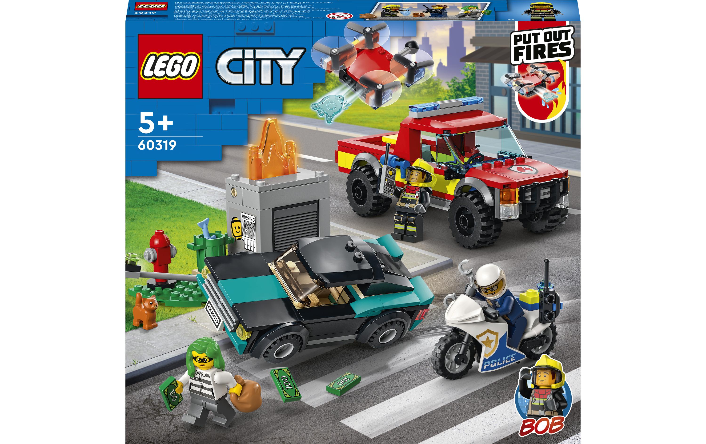 LEGO® City Löscheinsatz und Verfolgungsjagd 60319 - im GOLDSTIEN.SHOP verfügbar mit Gratisversand ab Schweizer Lager! (5702017161037)