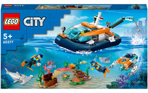LEGO® City Meeresforscher-Boot 60377 - im GOLDSTIEN.SHOP verfügbar mit Gratisversand ab Schweizer Lager! (5702017416373)