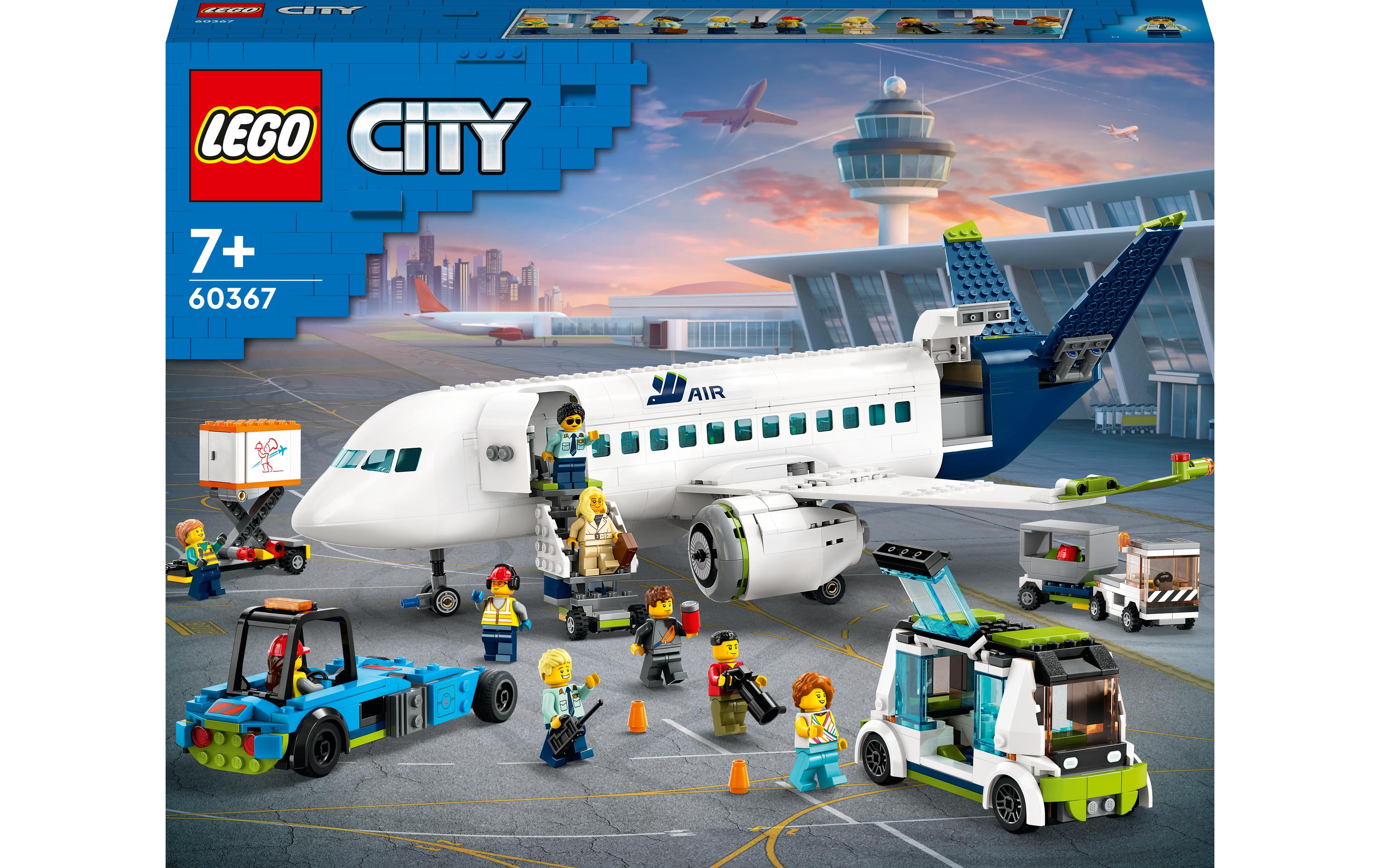 LEGO® City Passagierflugzeug 60367 - im GOLDSTIEN.SHOP verfügbar mit Gratisversand ab Schweizer Lager! (5702017416274)