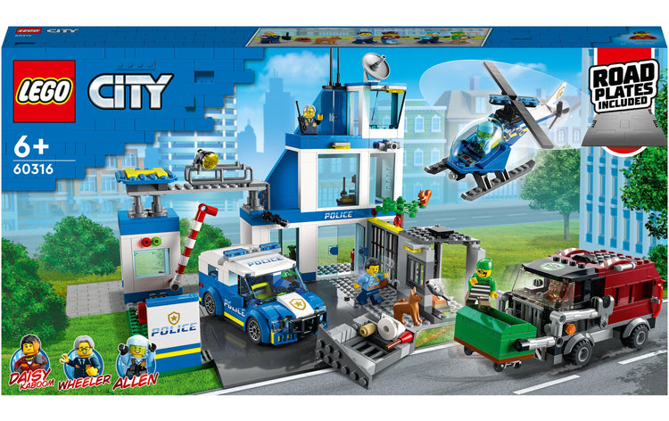 LEGO® City Polizeistation 60316 - im GOLDSTIEN.SHOP verfügbar mit Gratisversand ab Schweizer Lager! (5702017161914)