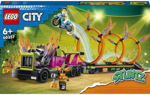 LEGO® City Stuntz Stunttruck mit Feuerreifen-Challenge 60357 - im GOLDSTIEN.SHOP verfügbar mit Gratisversand ab Schweizer Lager! (5702017416175)