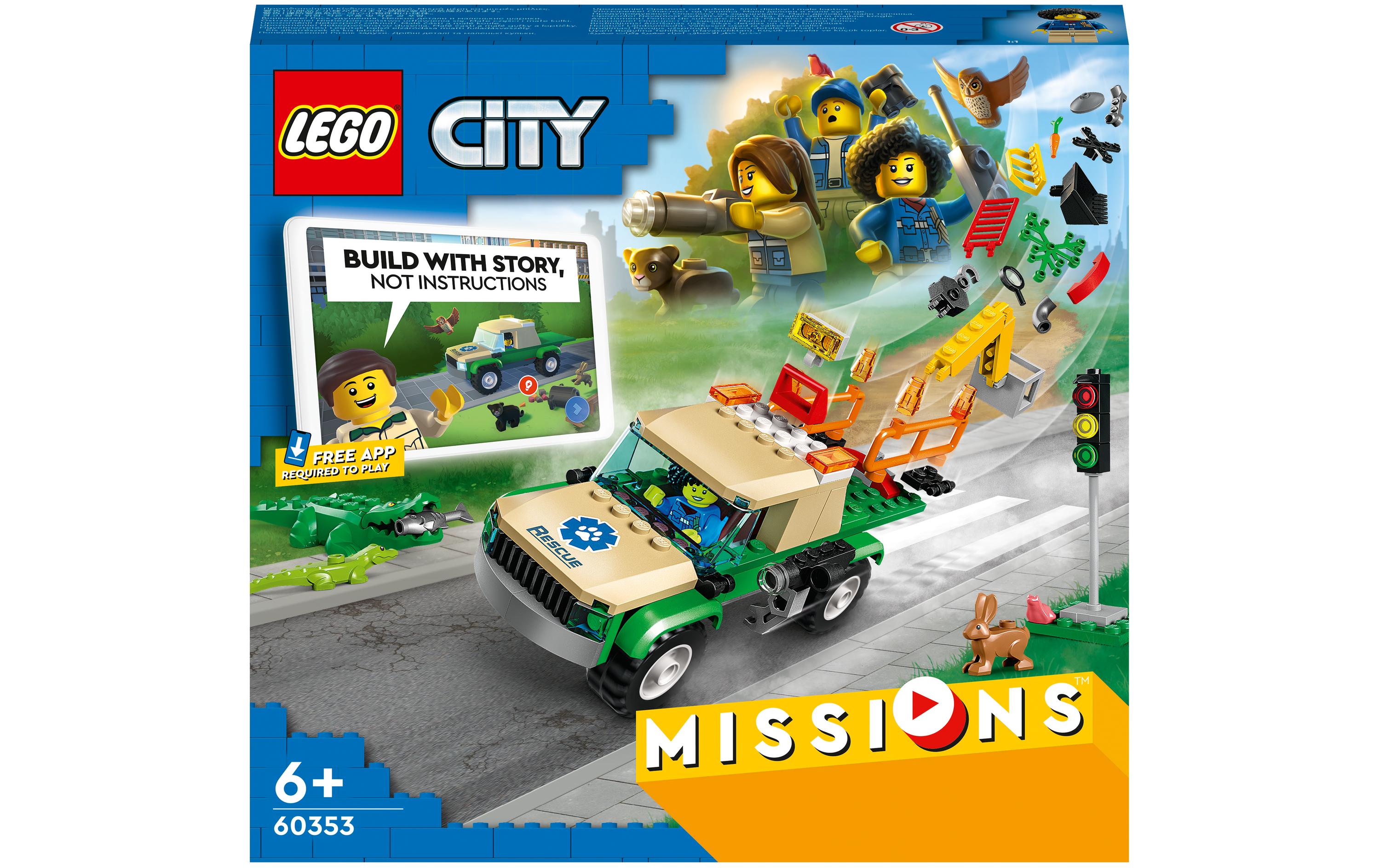 LEGO® City Tierrettungsmissionen 60353 - im GOLDSTIEN.SHOP verfügbar mit Gratisversand ab Schweizer Lager! (5702017189741)
