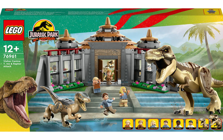 LEGO® Jurassic World Angriff des T. Rex und des Raptors 76961 - im GOLDSTIEN.SHOP verfügbar mit Gratisversand ab Schweizer Lager! (5702017421964)