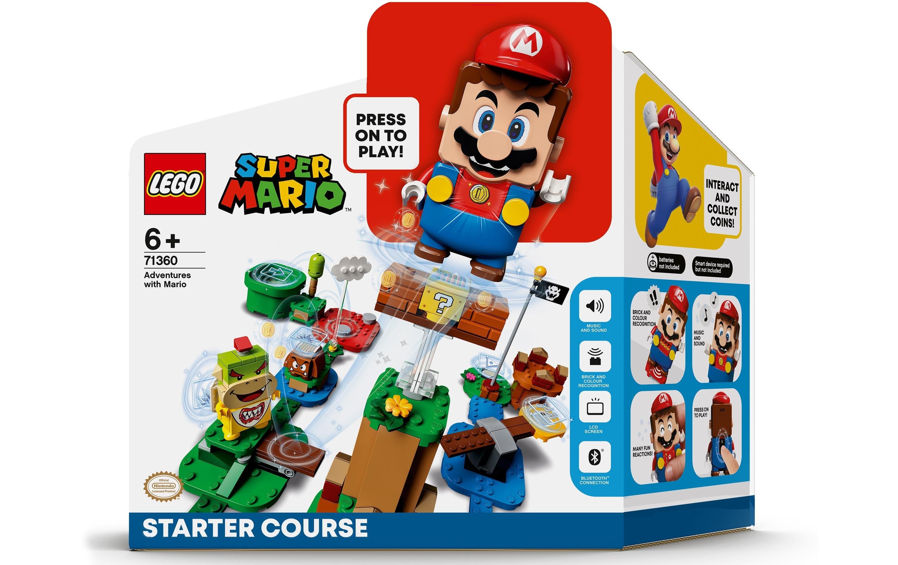 LEGO® Super Mario Abenteuer mit Mario – Starterset 71360 - im GOLDSTIEN.SHOP verfügbar mit Gratisversand ab Schweizer Lager! (5702016618396)