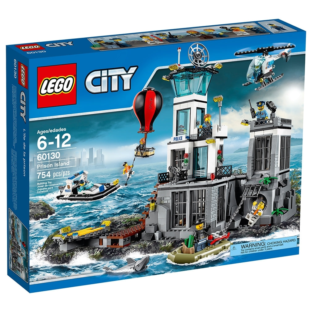 LEGO City Polizeiquartier auf der Gefängnisinsel (60130) - im GOLDSTIEN.SHOP verfügbar mit Gratisversand ab Schweizer Lager! (5702015594912)
