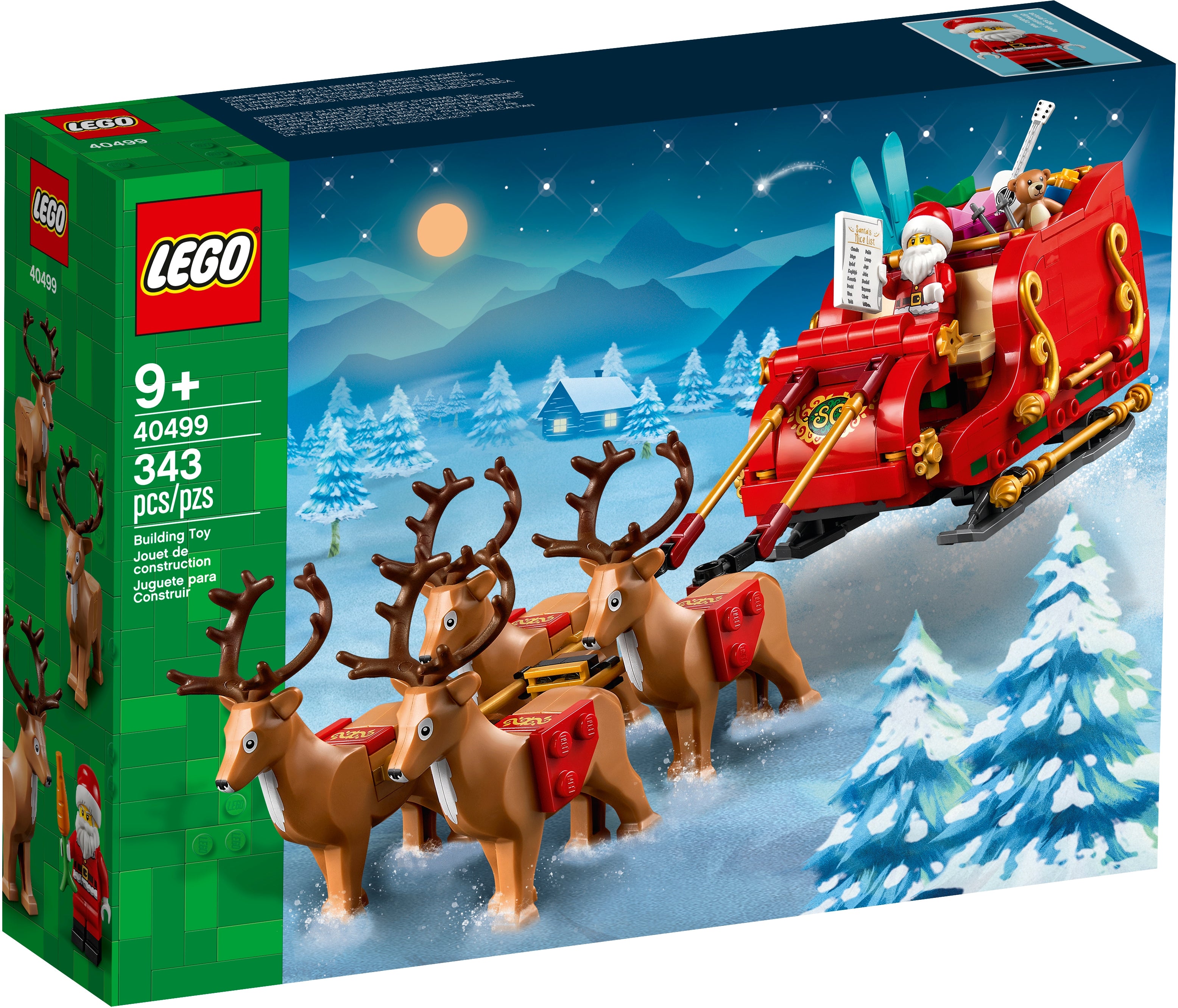 LEGO Schlitten des Weihnachtsmanns (40499) - im GOLDSTIEN.SHOP verfügbar mit Gratisversand ab Schweizer Lager! (5702016995992)